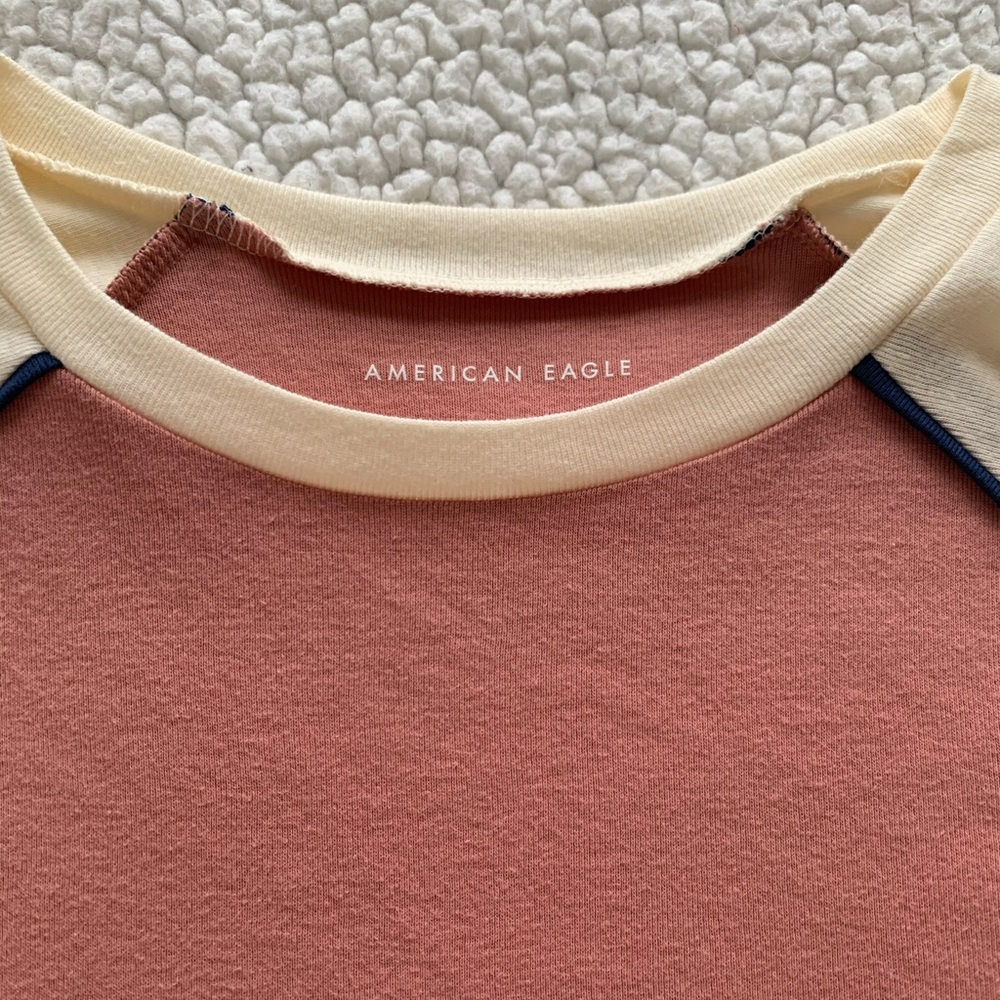 NWOT AE Colorblock Tee - Picture 2 of 3